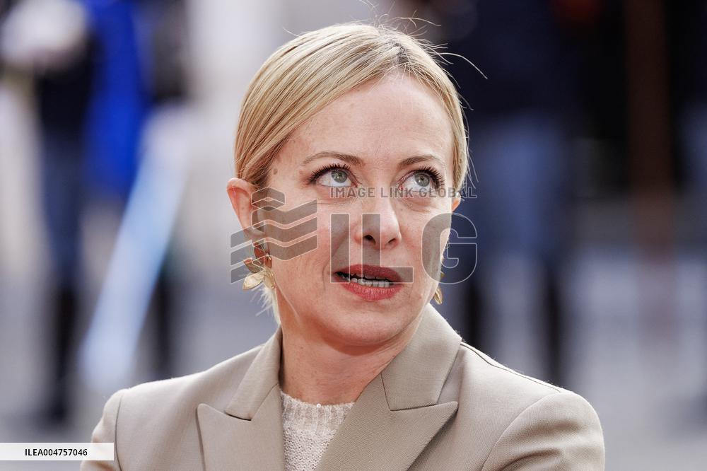 Giorgia Meloni Meets Umaro Sissoco Embalo In Rome - Italy