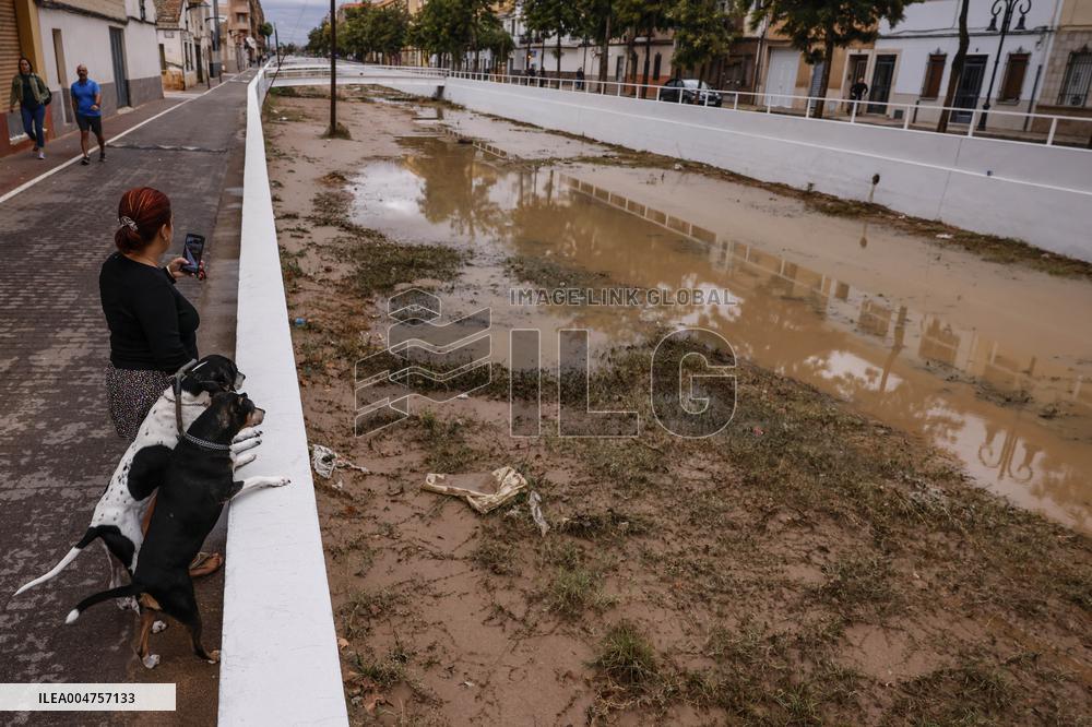 La Saleta Ravine Floods At Dawn - Spain