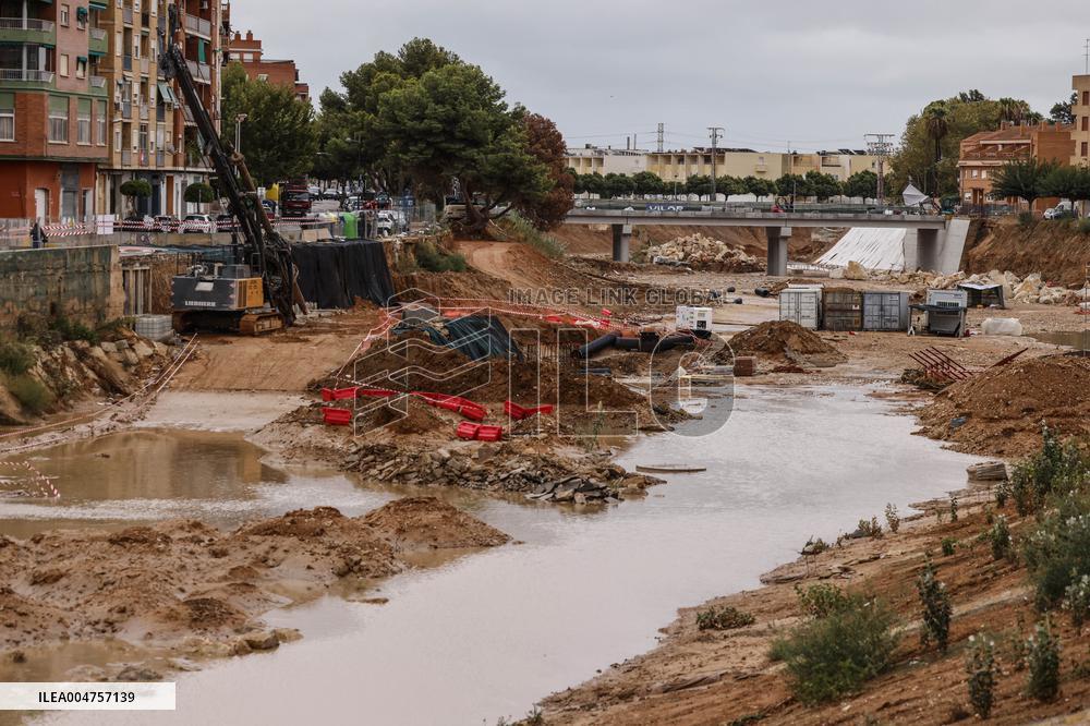 La Saleta Ravine Floods At Dawn - Spain