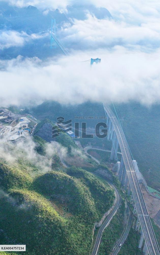 The World's Tallest Bridge Officially Opened In Guizhou - China