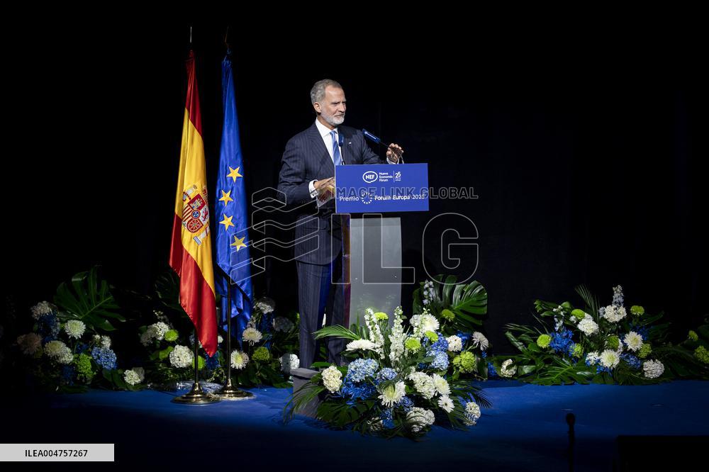 King Felipe at 25th Anniversary Of Nueva Economia - Madrid