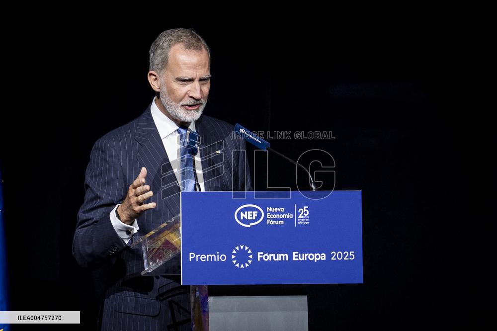 King Felipe at 25th Anniversary Of Nueva Economia - Madrid