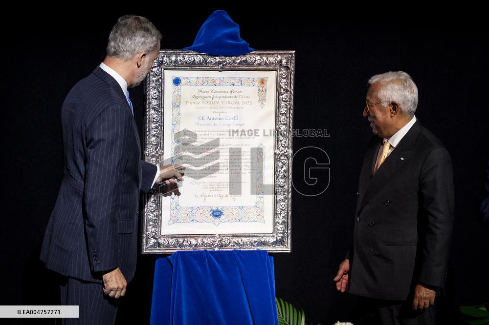 King Felipe at 25th Anniversary Of Nueva Economia - Madrid