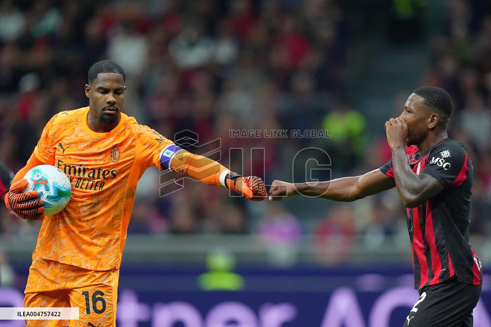 Serie A Match Between Milan and Napoli - Milan