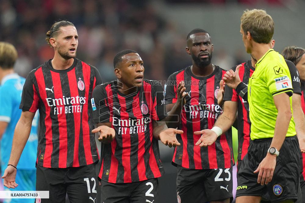 Serie A Match Between Milan and Napoli - Milan