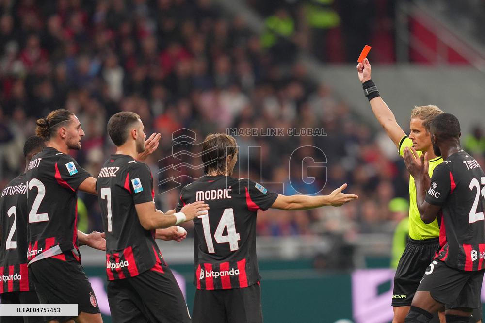 Serie A Match Between Milan and Napoli - Milan