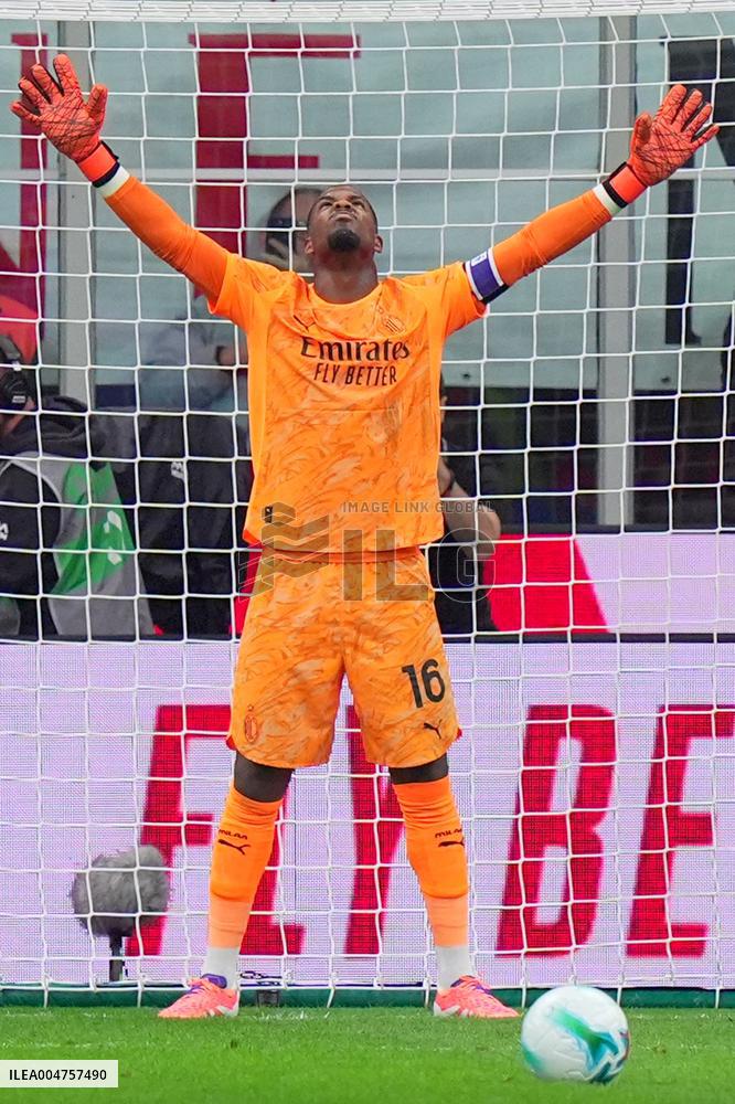 Serie A Match Between Milan and Napoli - Milan