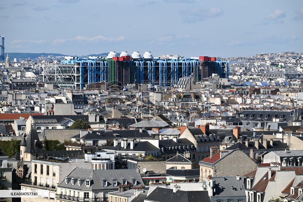 Illustrations Of Paris Rooftops - France