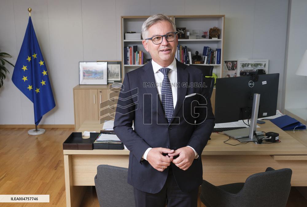 Magnus Brunner, European Commissioner for Home Affairs and Migration - Brussels