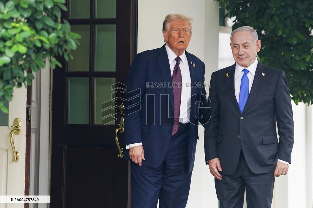 President Trump meets with Israeli Prime Minister Netanyahu at the WHite House