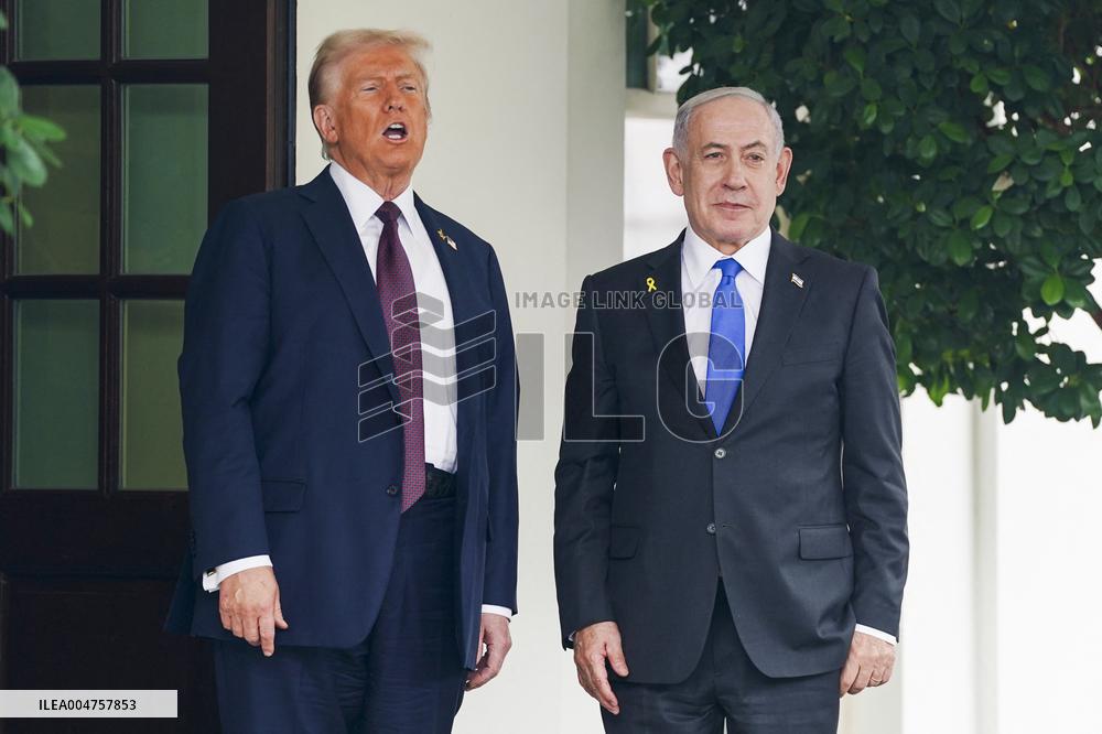 President Trump meets with Israeli Prime Minister Netanyahu at the WHite House