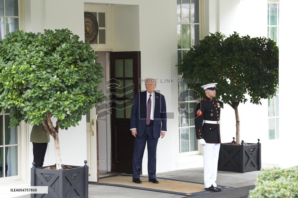 Donald Trump with Benjamin Netanyahu - Washington