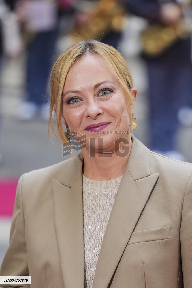 Giorgia Meloni Meets Bahrain Prime Minister - Rome