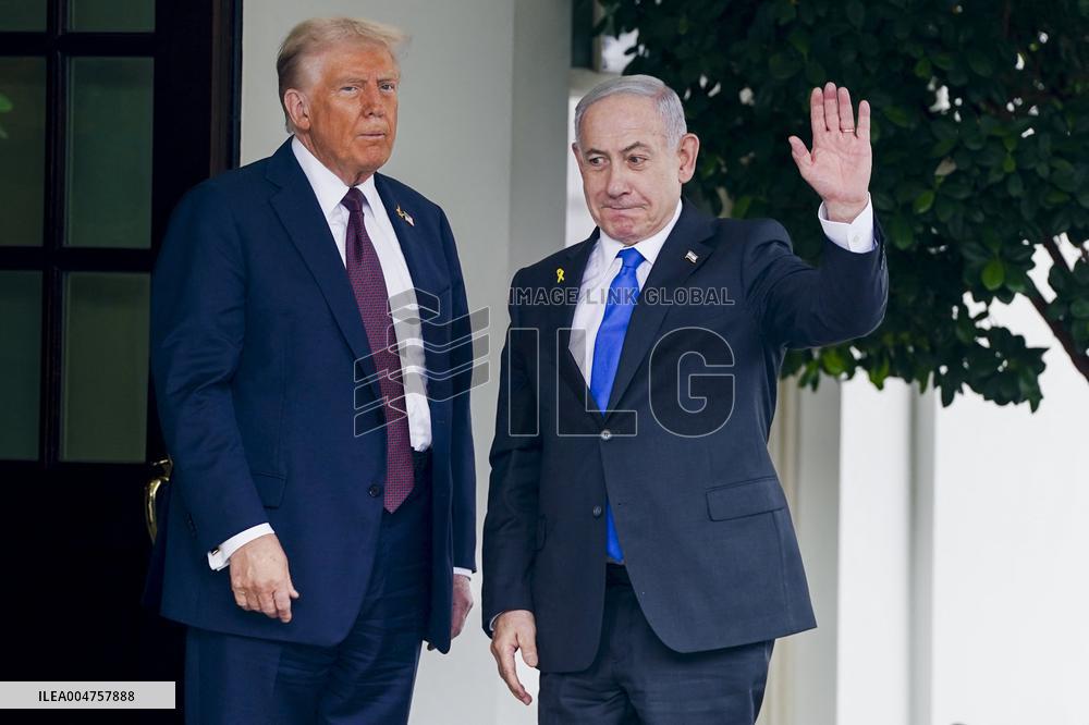 President Trump meets with Israeli Prime Minister Netanyahu at the WHite House
