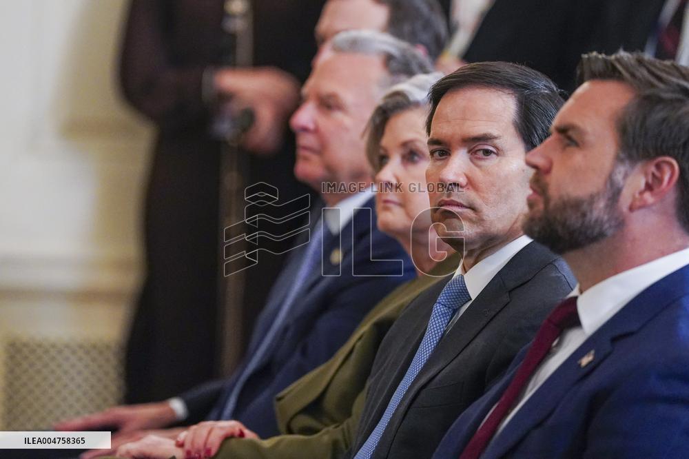 US President Trump welcomes Israeli Prime Minister Netanyahu to the White House