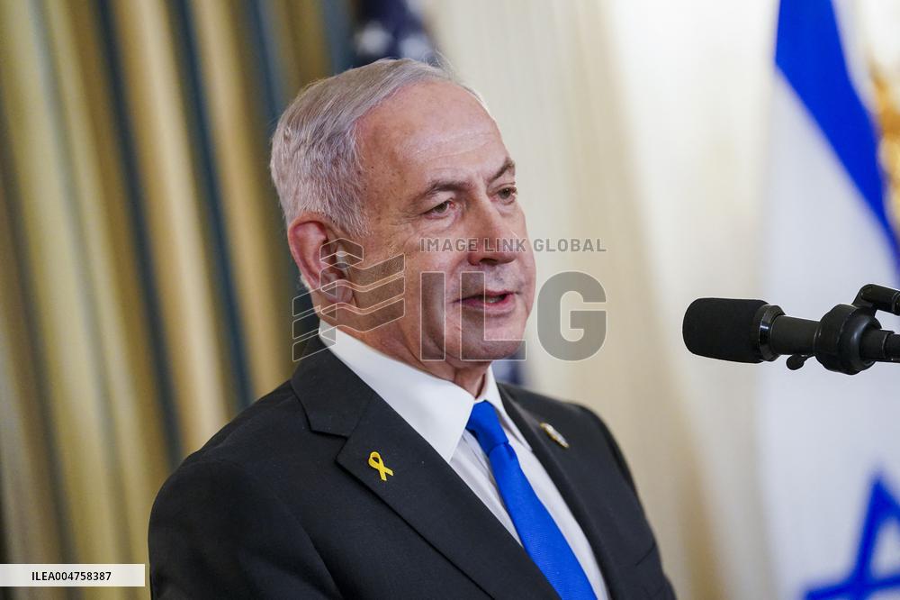 US President Trump welcomes Israeli Prime Minister Netanyahu to the White House