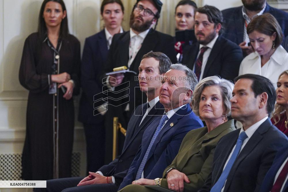 US President Trump welcomes Israeli Prime Minister Netanyahu to the White House
