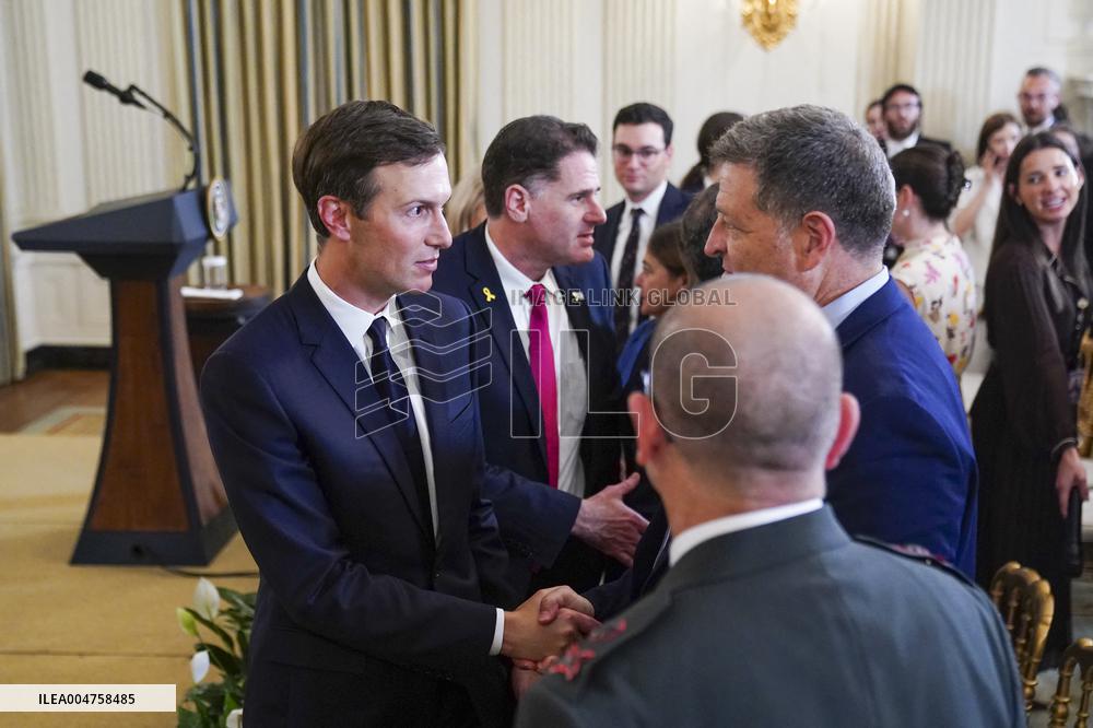 US President Trump welcomes Israeli Prime Minister Netanyahu to the White House