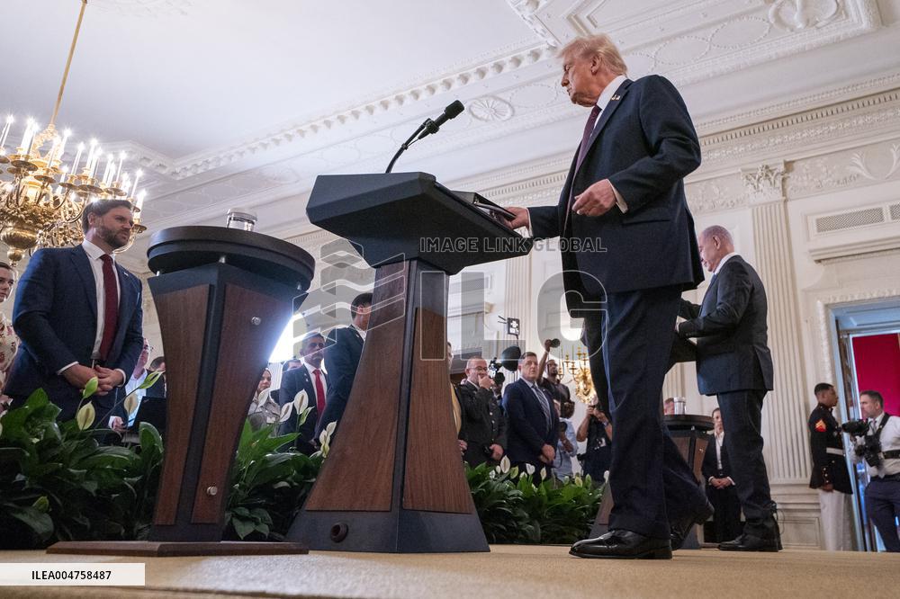 US President Trump welcomes Israeli Prime Minister Netanyahu to the White House
