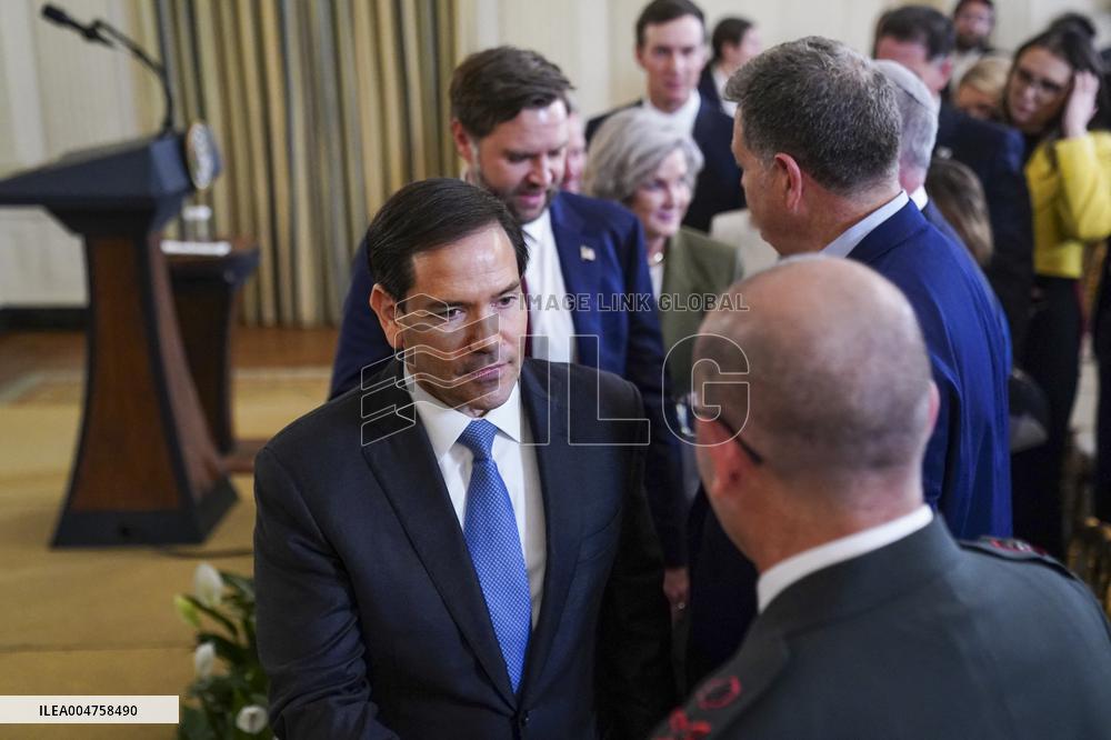 US President Trump welcomes Israeli Prime Minister Netanyahu to the White House