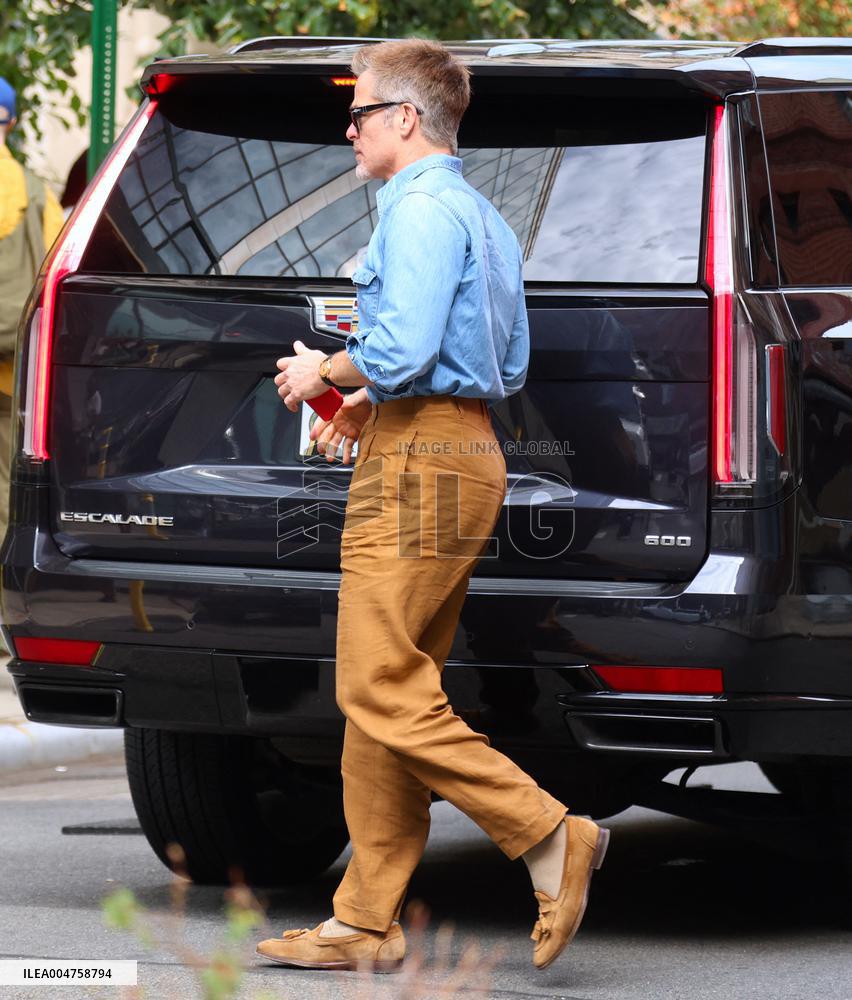 Chris Pine out in New York