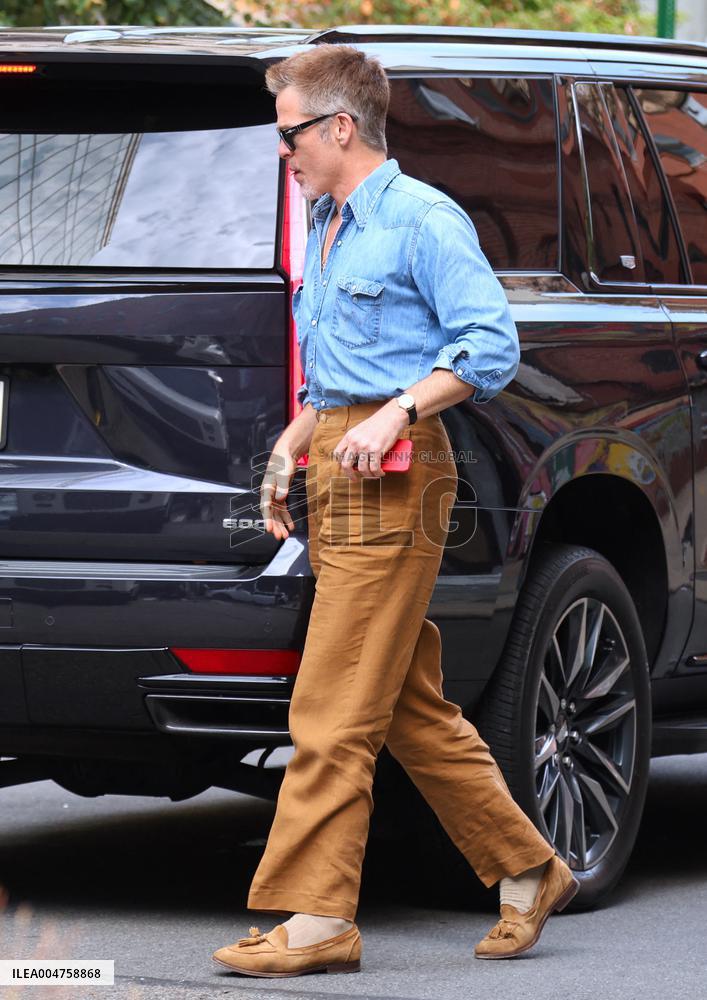 Chris Pine out in New York