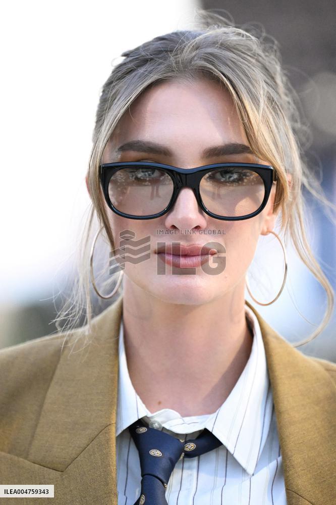 PFW Saint Laurent Front Row