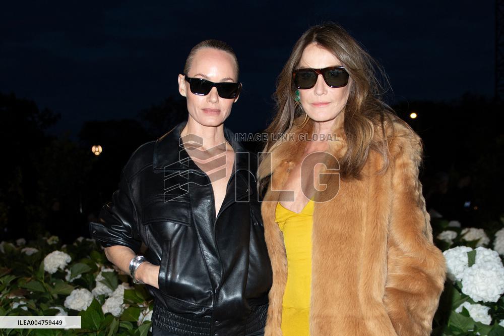 PFW Saint Laurent Front Row