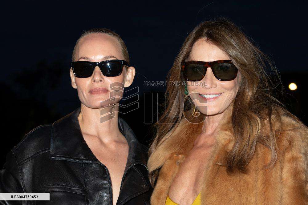 PFW Saint Laurent Front Row