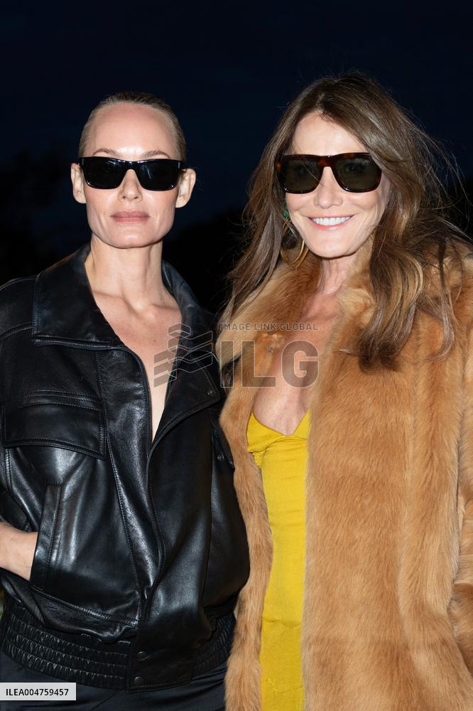 PFW Saint Laurent Front Row