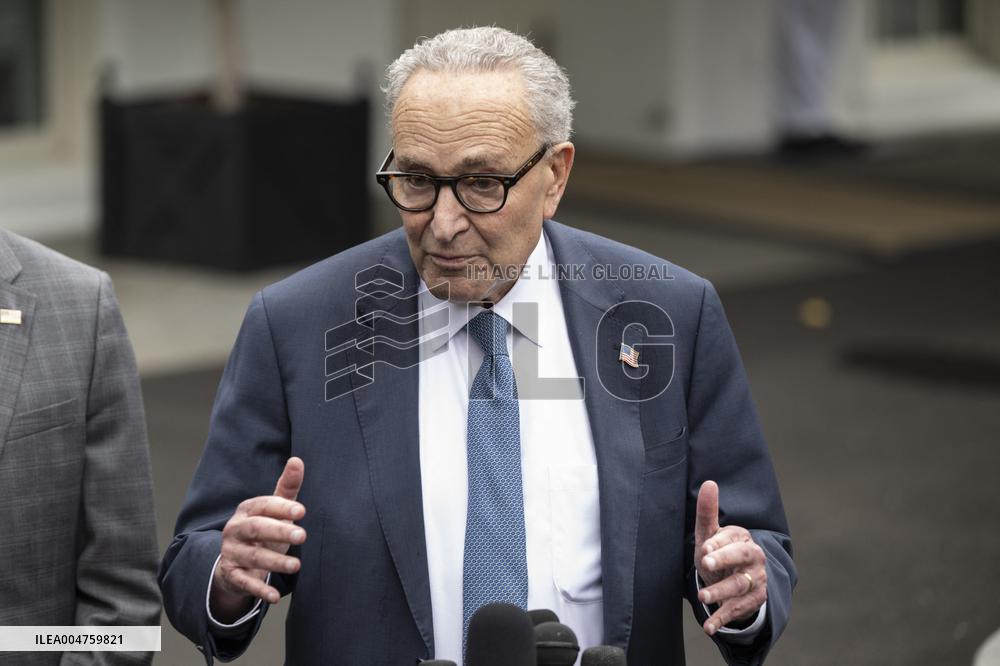 Democratic Leaders Meet Press after Trump Meeting on the Government Shutdown