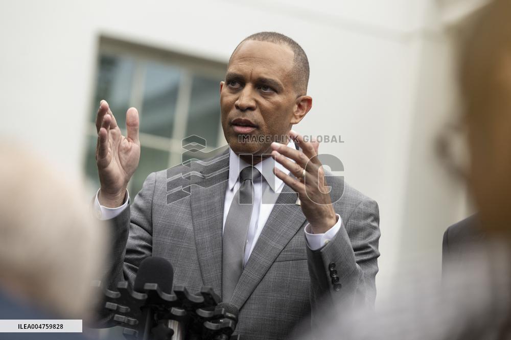 Democratic Leaders Meet Press after Trump Meeting on the Government Shutdown