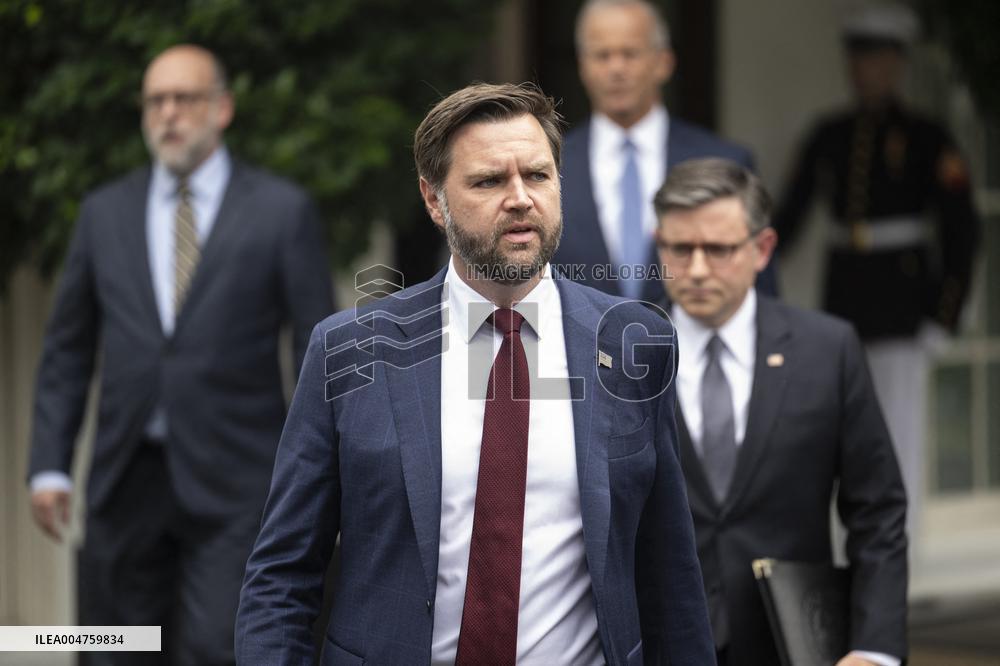 Republican Leaders Meet Press after Trump Meeting on the Government Shutdown