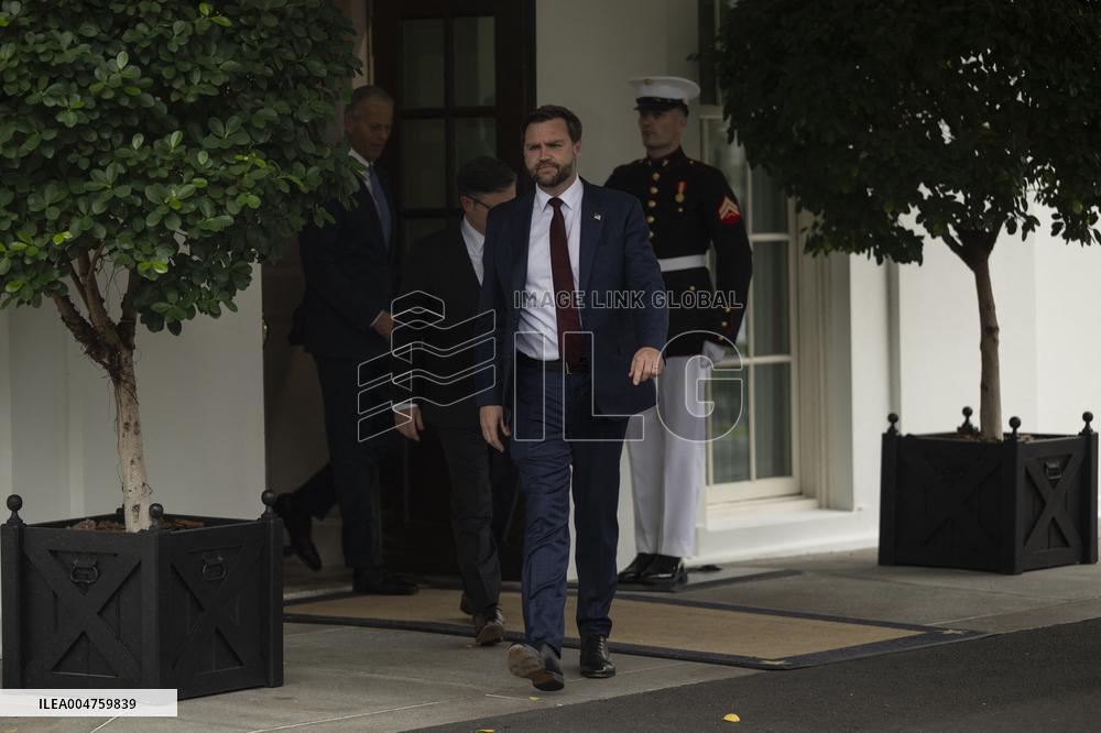 Republican Leaders Meet Press after Trump Meeting on the Government Shutdown