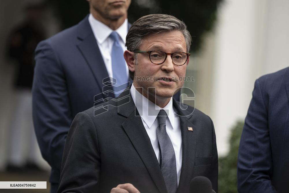 Republican Leaders Meet Press after Trump Meeting on the Government Shutdown