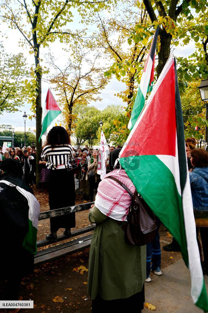 Rally in Support of Journalists in Gaza - Paris
