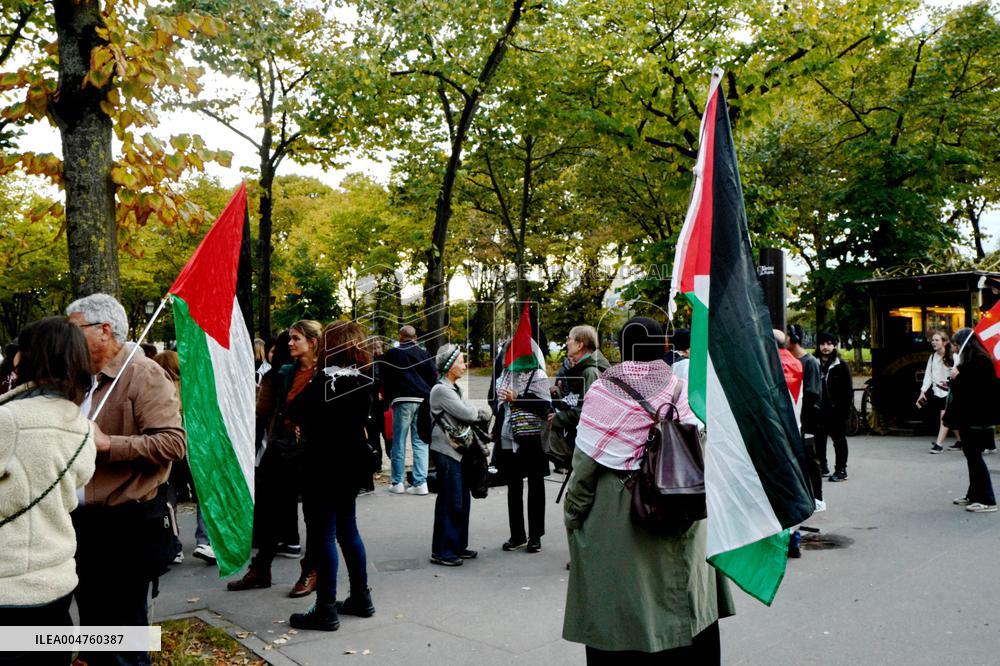 Rally in Support of Journalists in Gaza - Paris
