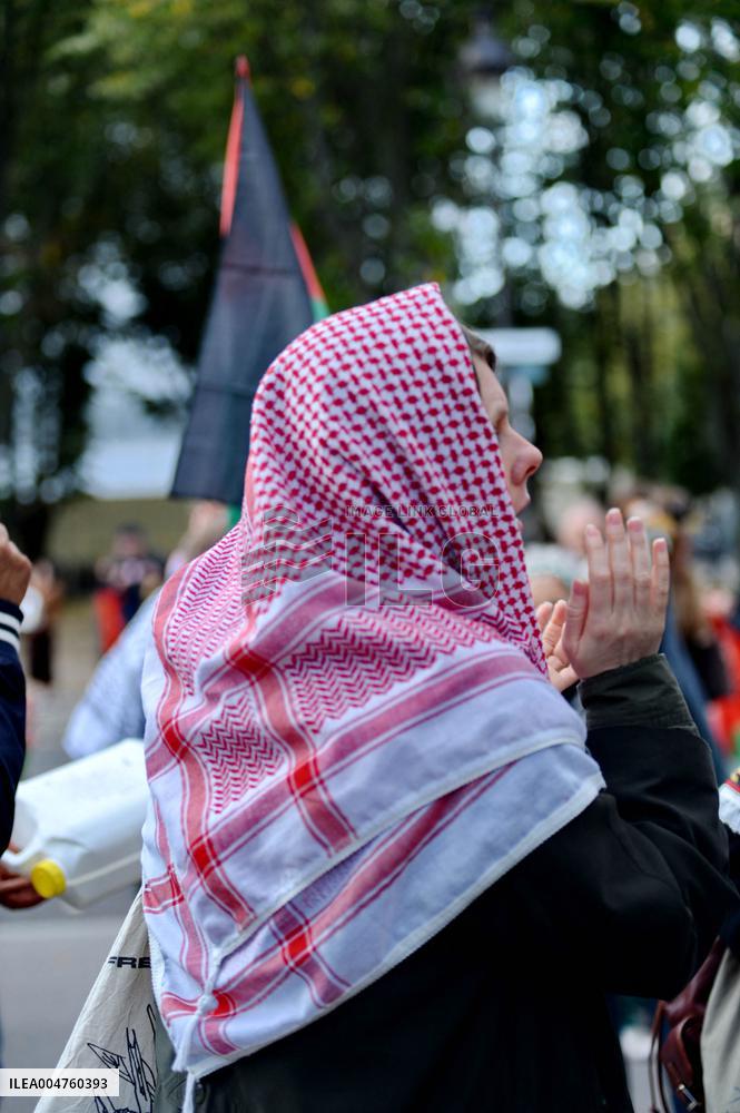 Rally in Support of Journalists in Gaza - Paris