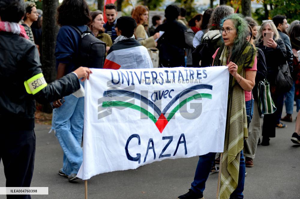 Rally in Support of Journalists in Gaza - Paris