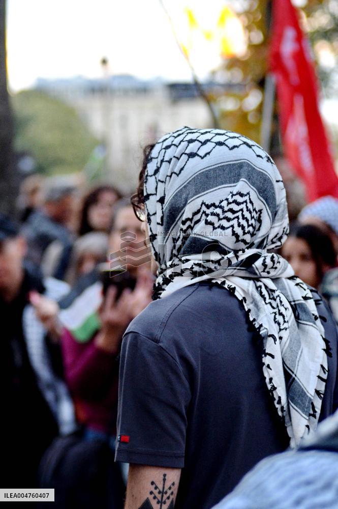 Rally in Support of Journalists in Gaza - Paris
