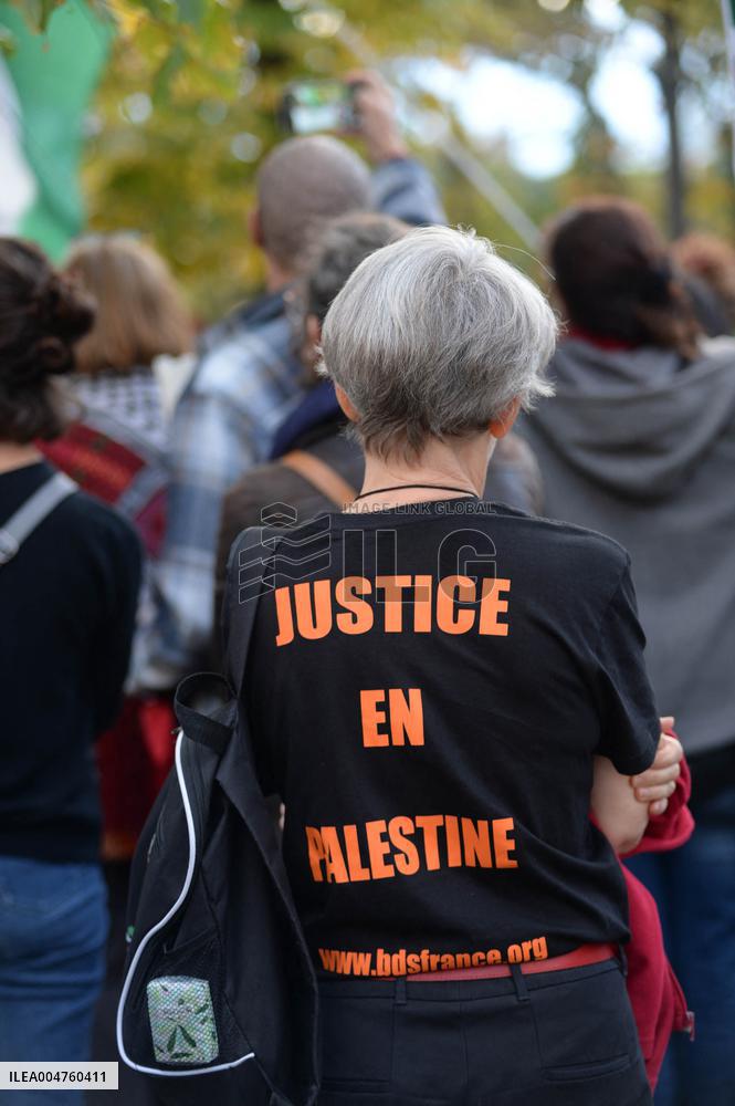 Rally in Support of Journalists in Gaza - Paris