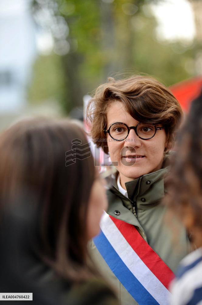 Rally in Support of Journalists in Gaza - Paris