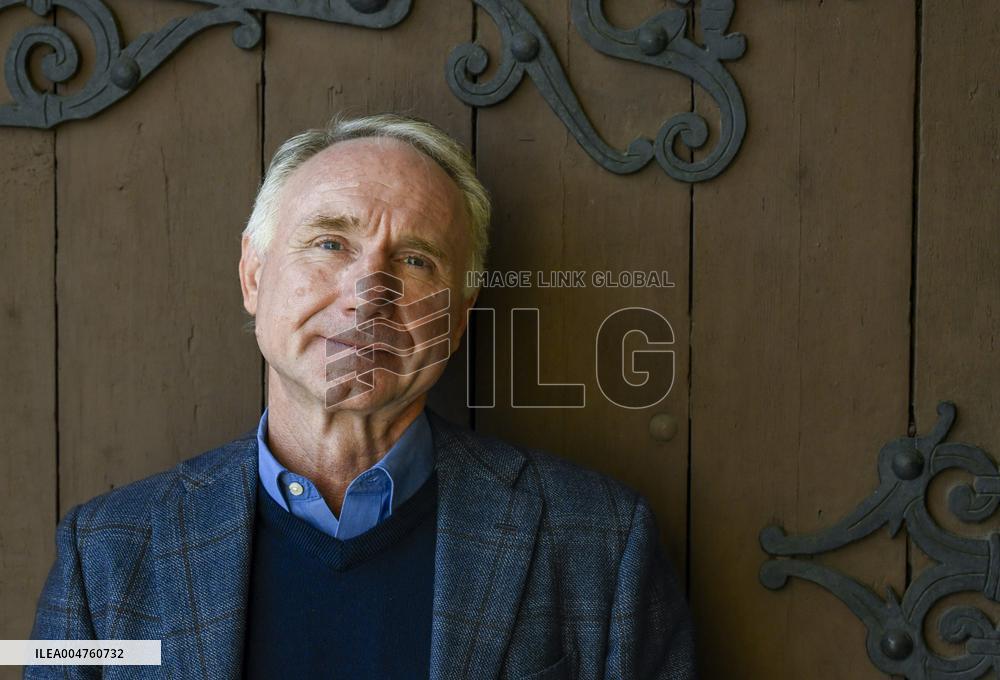 Novelist Dan Brown in Helsinki