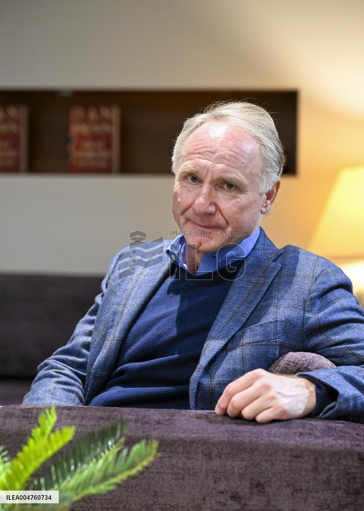 Novelist Dan Brown in Helsinki