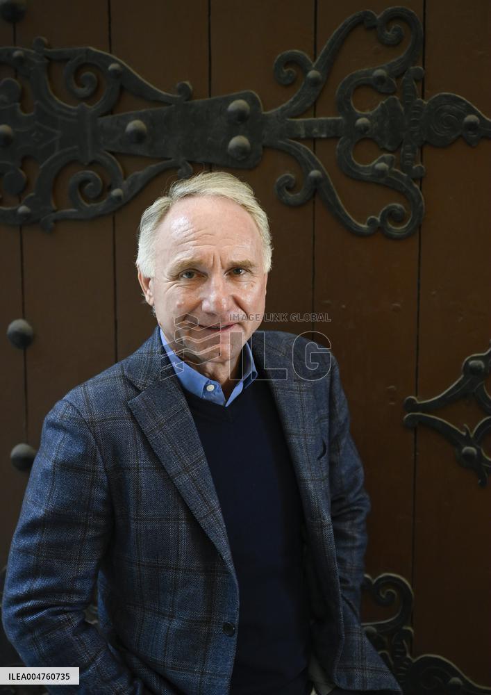 Novelist Dan Brown In Helsinki