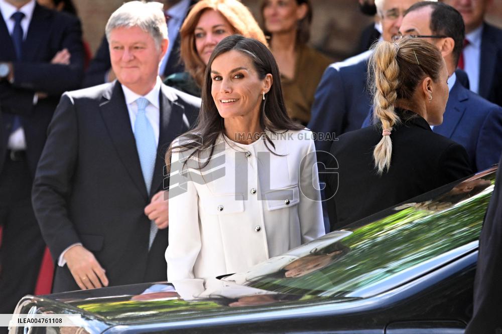 Queen Letizia At 5th of Retina Eco Awards - Madrid