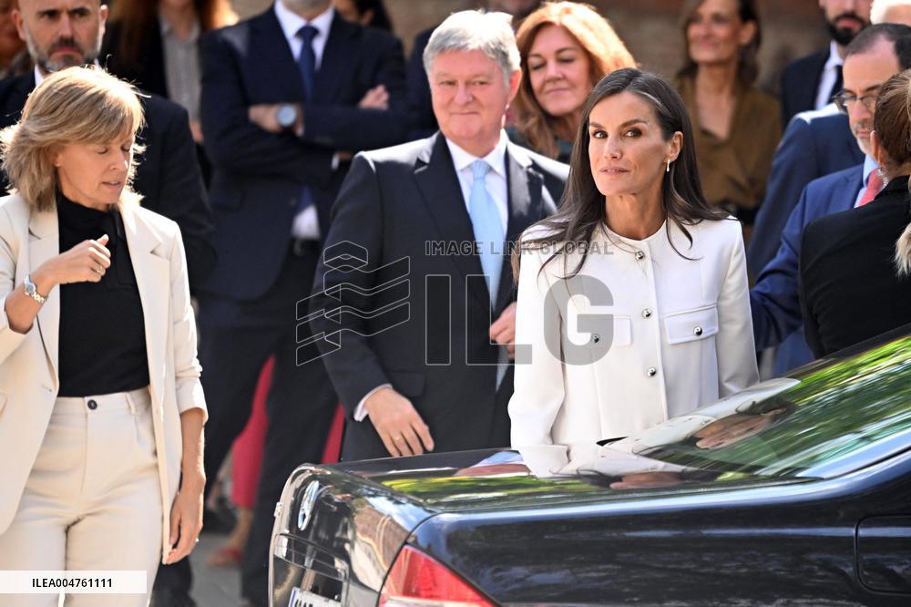 Queen Letizia At 5th of Retina Eco Awards - Madrid