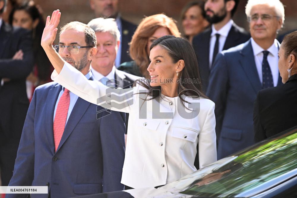 Queen Letizia At 5th of Retina Eco Awards - Madrid