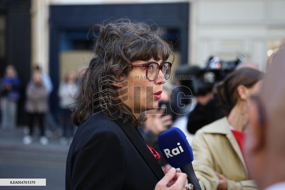 Funeral of Italo-French actress Claudia Cardinale at Saint-Roch Church - Paris