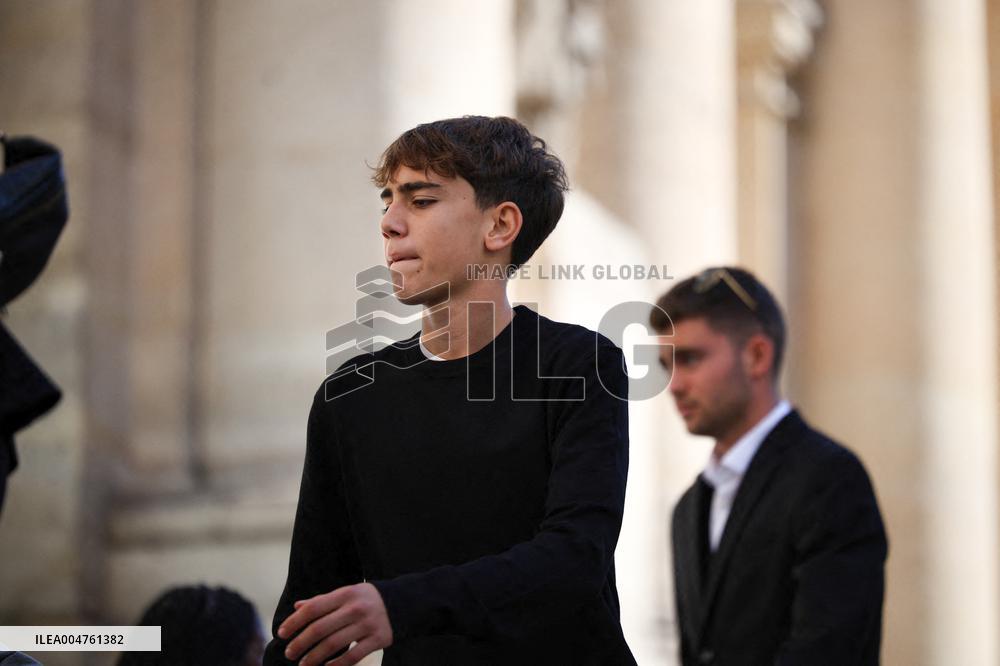 Funeral of Italo-French actress Claudia Cardinale at Saint-Roch Church - Paris